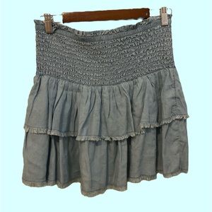 Aerie Women’s Size M Light Blue Short Skirt